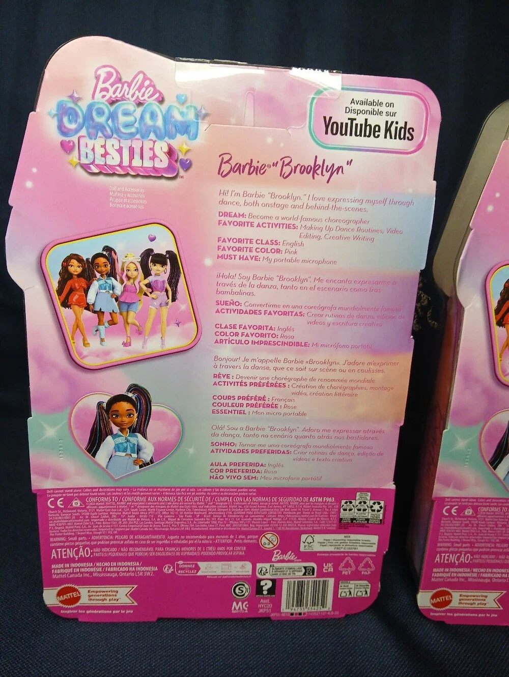 Barbie Dream Besties Brooklyn Doll & Accessories Posable Fashion Lot Of 2 Dolls